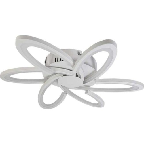 LUSTRA LED 108W CU 6 BRATE 3 CULORI 3000K/4000K/6500K + IR 700X700X100MM