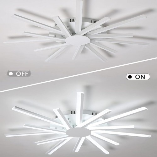 LUSTRA LED SUN 86W 3000K/4000K/6500K 7100 LM 500X500X80MM