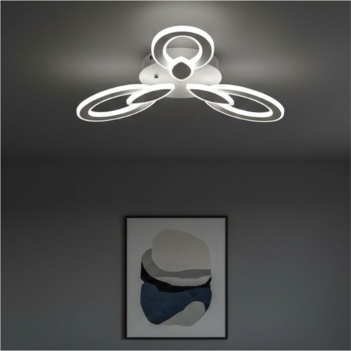LUSTRA LED LIVING 100W CU 3 BRATE 3 CULORI+IR 550mm x 90mm