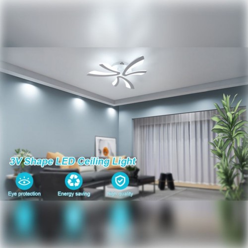 LUSTRA LED 40W CU 6 BRATE 3 CULORI+IR 610x90mm