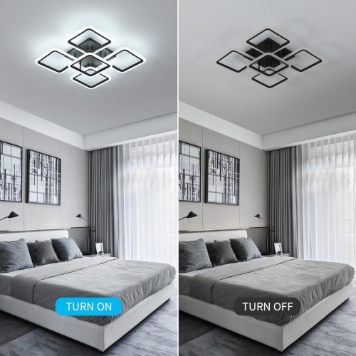 LUSTRA LED PATRATE 104W CU 5 BRATE 3 CULORI+IR 610x90mm