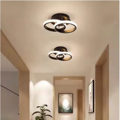 LUSTRA LED CERCURI 35W CU 2 BRATE 3 CULORI+IR 400mm x 100mm