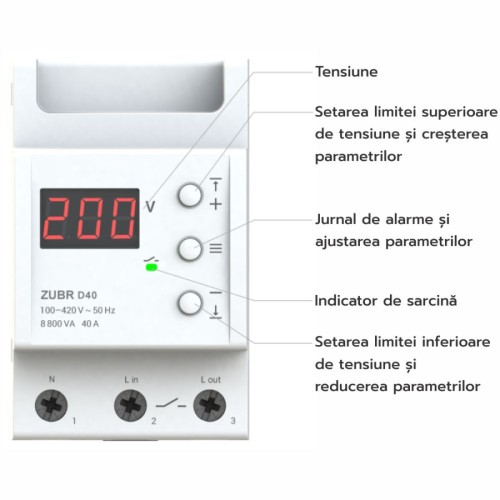 RELEU TENSIUNE ZUBR D16
